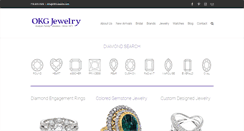 Desktop Screenshot of okgjewelry.com